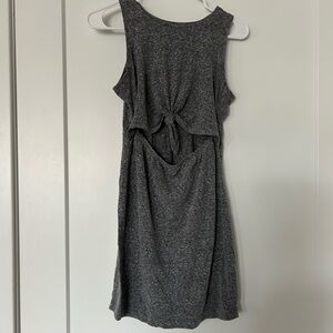 Aerie Charcoal Mini Dress with Cutout